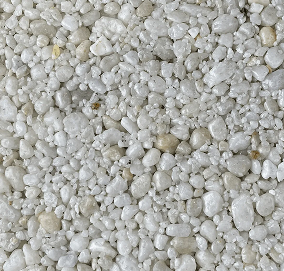 Arctic White resin bound material