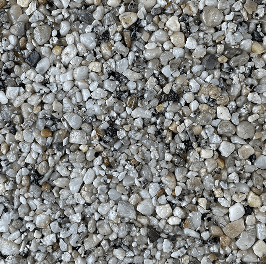 Clarity resin bound material
