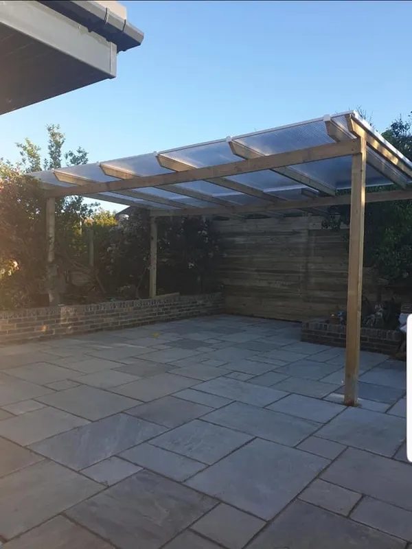 Garden Patio with Shelter Kent - Professional Landscaping
