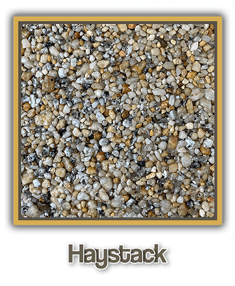 Haystack resin bound material