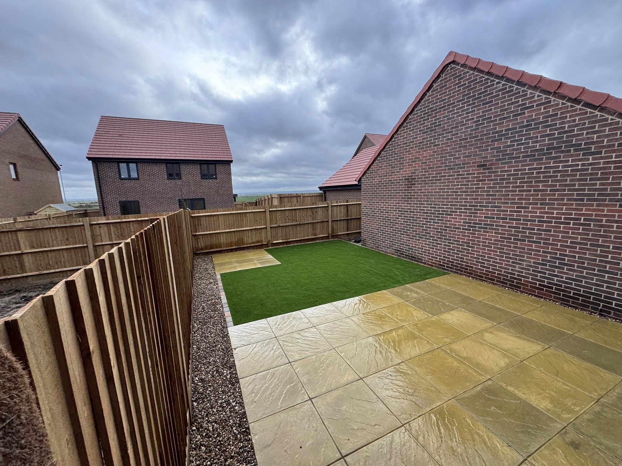 FGL artificial grass installed in Minster garden